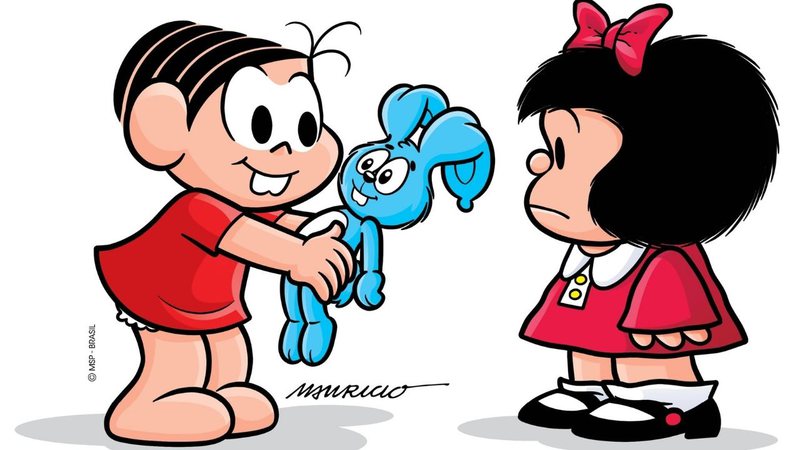 Mônica e Mafalda (Foto: Divulgação / MSP)