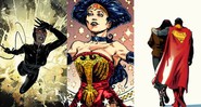 Mulher-Gato, Um Conto da Mulher Maravilha: Amazônia e Superman: Identidade Secreta (Foto: Montagem / Reprodução DC Comics)