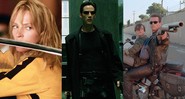 Kill Bill, Matrix e Exterminador do Futuro: O Julgamento Final (Foto: Montagem)