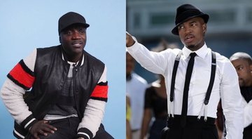 Montagem de Akon (Divulgação/NME) e Ne-Yo (Reprodução)