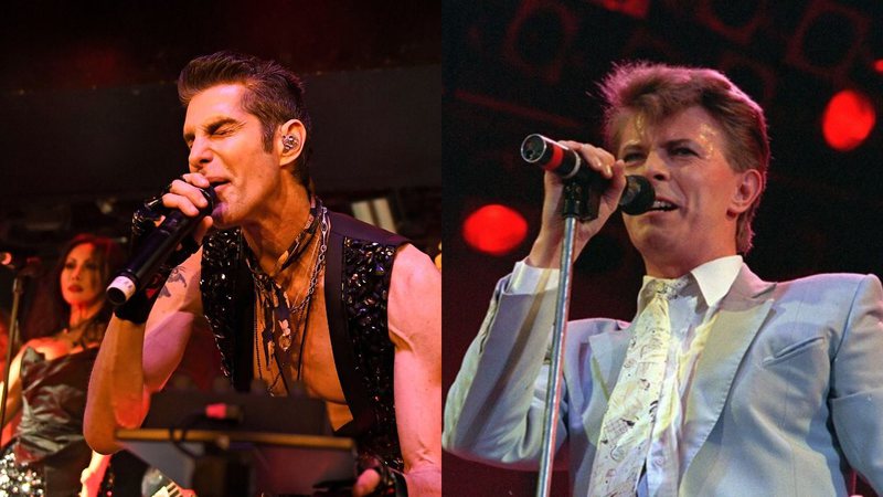 Perry Farrell(Foto: AP/KGC-138/STAR MAX/IPx) e David Bowie (Foto: AP)