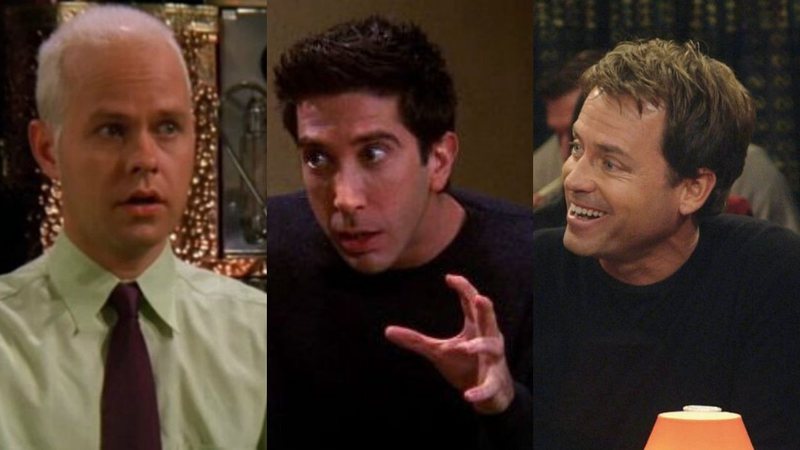 Gunther, Ross e Benjamin em Friends (Foto:Reprodução)