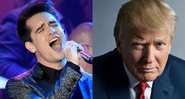 Montagem com Brendon Urie (Foto: Chris Pizzello / Invision / AP) Donald Trump (Foto: Mark Seliger)