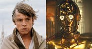 Montagem com Luke Skywalker e C-3PO (Foto: Reprodução)