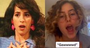 Montagem com Maggie Wheeler (Foto: Friends / Reprodução) e filha, Gemma Remmy (TikTok / Reprodução)