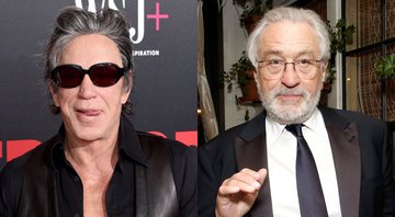 Montagem com Mickey Rourke (Foto:  Jamie McCarthy / Getty Images) e Robert De Niro (Rachel Murray / Getty Images)