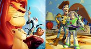 Montagem com O Rei Leão e Toy Story 3 (Foto: Divulgação)