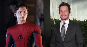 Montagem com Tom Holland (Foto: Jay Maidment / Divulgação) e Mark Wahlberg (Foto: Andy Kropa / AP)