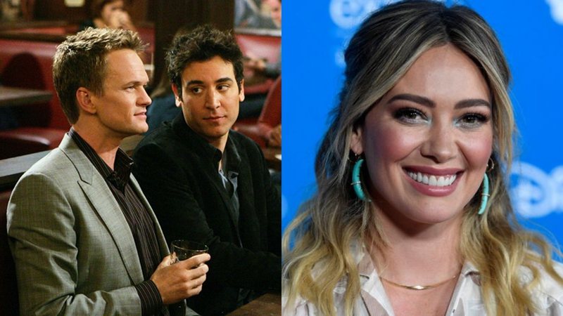 Montagem de How I Met Your Mother (Reprodução) e Hilary Duff (Foto: Frazer Harrison/Getty Images)