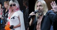 Montagem de Debbie Harry do Blondie (Foto: Fabricio Vianna) e Iggy Pop (Foto: Neilson Barnard/ Getty Images)