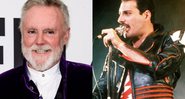 Montagem de Roger Taylor (Foto: Getty Images / Clemens Bilan) e Freddie Mercury (foto: AP/ Gill Allen)