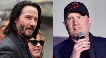 Montagem de Keanu Reeves (Foto: Emma McIntyre/Getty Images) e Kevin Feige (Foto: Alberto E. Rodriguez / Getty Images)