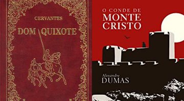 Montagem de Dom Quixote e O Conde de Monte Cristo (Foto: Reprodução)