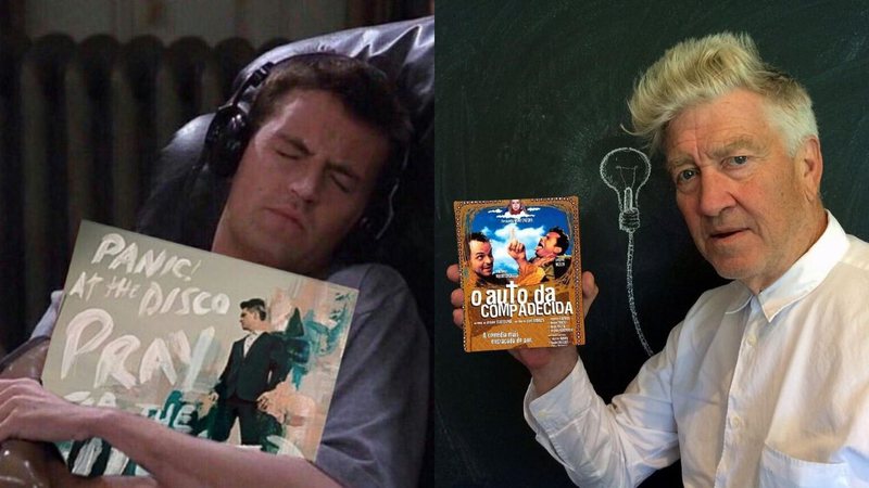 Montagem Meme Chandler e Lynch (Foto: Reprodução/Instagram)