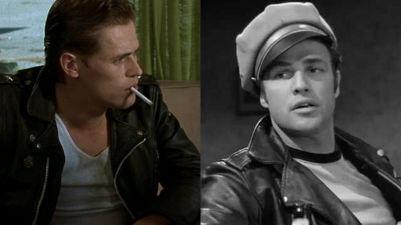 Willem Dafoe em The Loveless  e Marlon Brando em O Selvagem (Foto: Reprodução)