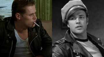 Willem Dafoe em The Loveless  e Marlon Brando em O Selvagem (Foto: Reprodução)