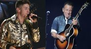 Montagem de Nick Jonas (Foto: Matt Sayles / Invision / AP) e Bruce Springsteen (Foto: Brad Barket/Invision/AP)