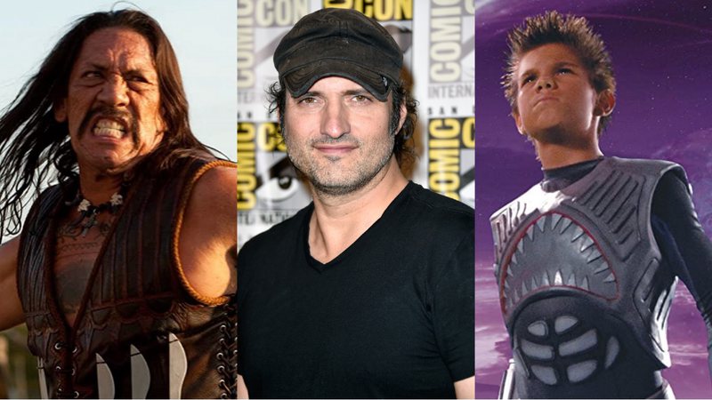 Machete, Robert Rodriguez e Sharkboy (Fotos: Reprodução, Frazer Harrison/Getty Images, Divulgação)