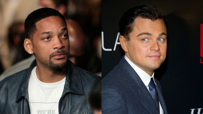 Will Smith (AP Photo/Jae C. Hong) e Leonardo DiCaprio (Charles Sykes/Invision/AP)