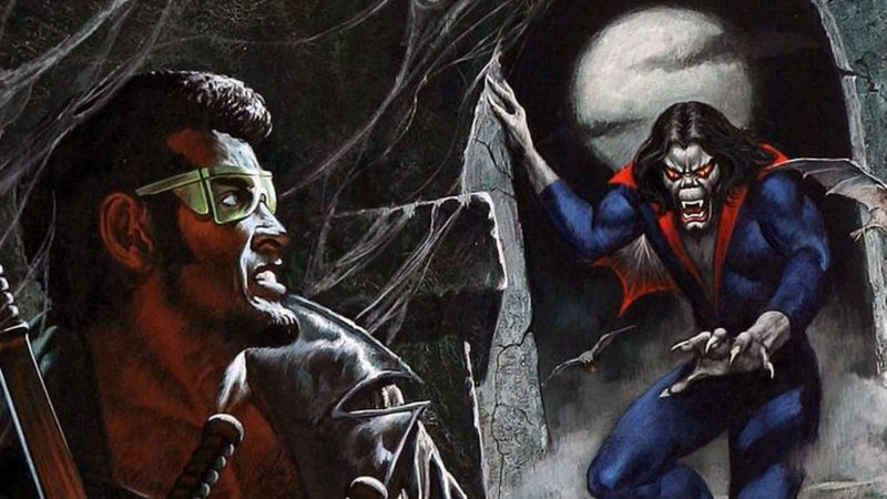 Blade e Morbius (foto: reprodução/ Marvel Comics)