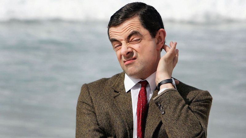 Rowan Atkinson como Mr. Bean (Foto: Reprodução)