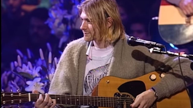 Kurt Cobain no MTV Unplugged (Foto: Reprodução/YouTube)