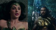 Gal Gadot em Liga da Justiça (Foto: Reprodução) | Jason Momoa como Aquaman (Foto: Reprodução)