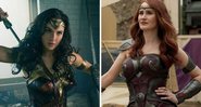 Gal Gadot em Mulher-Maravilha (Foto: Warner/Reprodução) e Rainha Maeve (Foto: Reprodução/Amazon Prime Video)