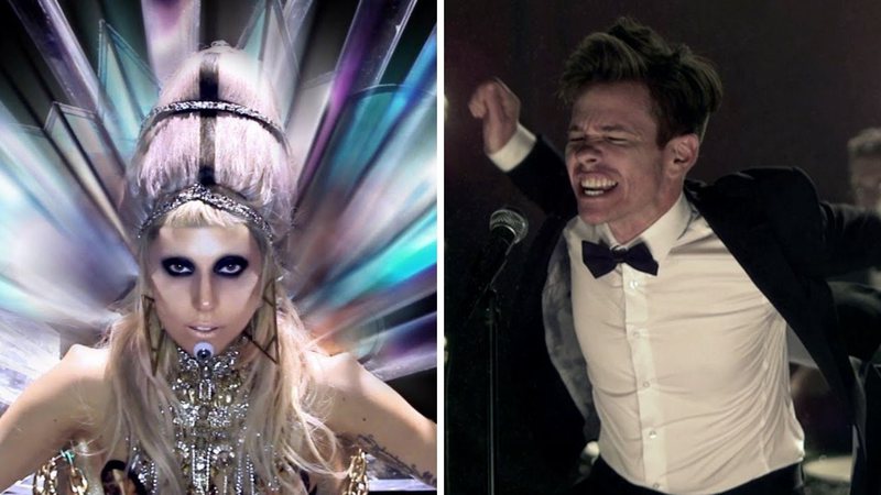 Clipes de "Born This Way" e "We Are Young" (Fotos: Reprodução/YouTube)