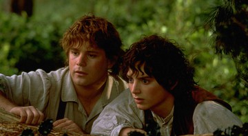 Sean Astin e Elijah Wood O Senhor dos Anéis: A Sociedade do Anel (Foto: Divulgação)