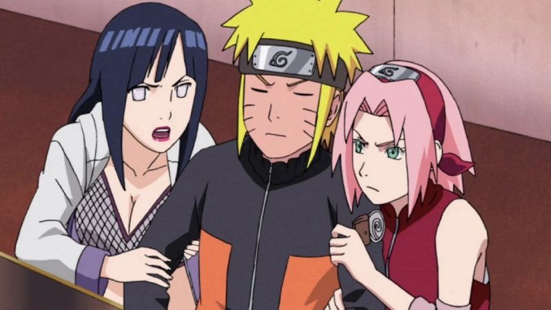 Hinata, Naruto e Sakura (Foto: Reprodução)