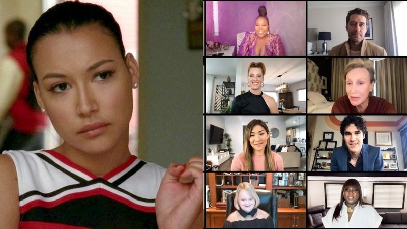 Naya Rivera em Glee (Foto: Reprodução/Fox) | Elenco Glee (Foto: Reprodução)