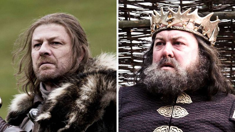 Ned Stark e Robert Baratheon (Foto: Reprodução/HBO)