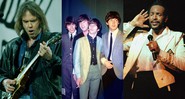 Montagem com (AP Photo/Martin Cleaver), Beatles (Foto: AP File) e Marvin Gaye (AP Photo/Nancy Kaye)