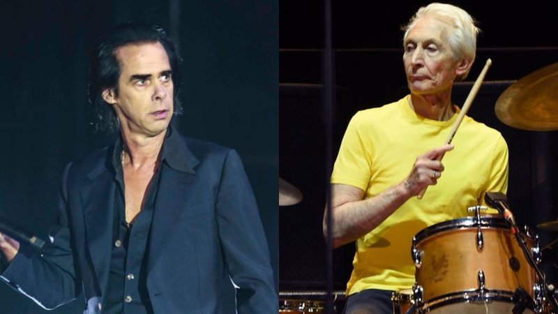 Nick Cave (Foto: Agencia El Universal/Nadya Murillo/AFBV/AP) e Charlie Watts (Foto: Kevin Winter/Getty Images)