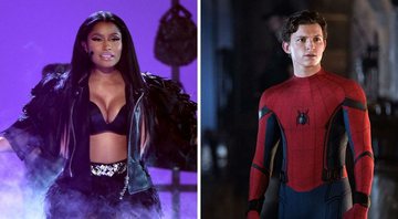 Nicki Minaj e Tom Holland (Foto: 1Getty Images / Ethan Miller / Equipe; Foto 2: Jay Maidment/ Divulgação)