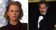 Nicole Kidman em Os Outros (Foto: Reprodução/Sentient Entertaiment) e Joaquin Phoenix discursa após receber Oscar por Coringa em 2020 (Foto: Chris Pizzello/Invision/AP)