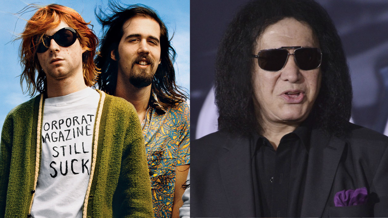 Nirvana (Foto: Mark Seliger / Rolling Stone) / Gene Simmons (Foto: Sthanlee B. Mirador/Sipa via AP)