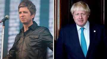 Noel Gallagher (Foto: Mauricio Santana/Getty Images) e Boris Johnson (Foto: WPA Pool/Equipe/Getty Images)