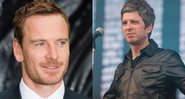 Michael Fassbender (Foto:Getty Images)/ Noel Gallagher (Foto: Mauricio Santana/Getty Images)