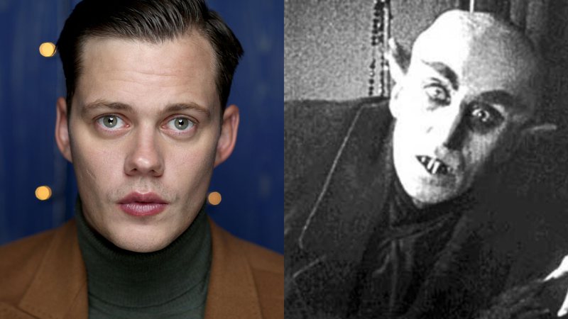 Bill Skarsgard (Foto: Rich Polk/Getty Images) / Nosferatu (Foto: reprodução )