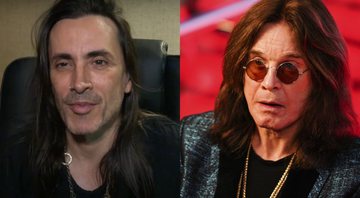 Montagem de Nuno Bettencourt (Foto: Reprodução/Youtube) e Ozzy Osbourne (foto: Vladimir Astapkovich/AP)