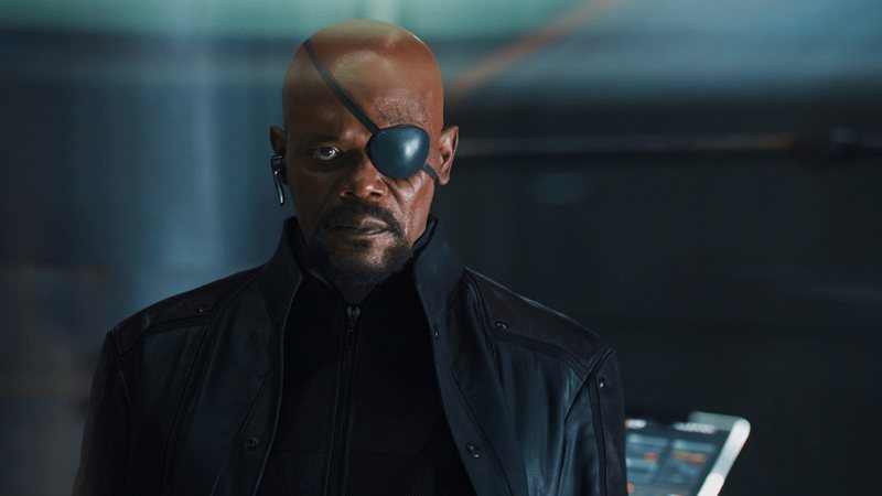 Samuel L. Jackson como Nick Fury (Foto: reprodução Marvel)