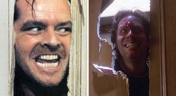 Jack Nicholson em O Iluminado (Foto: Reprodução) e Steven Weber como Jack Torrance (Foto: Reprodução/ABC)