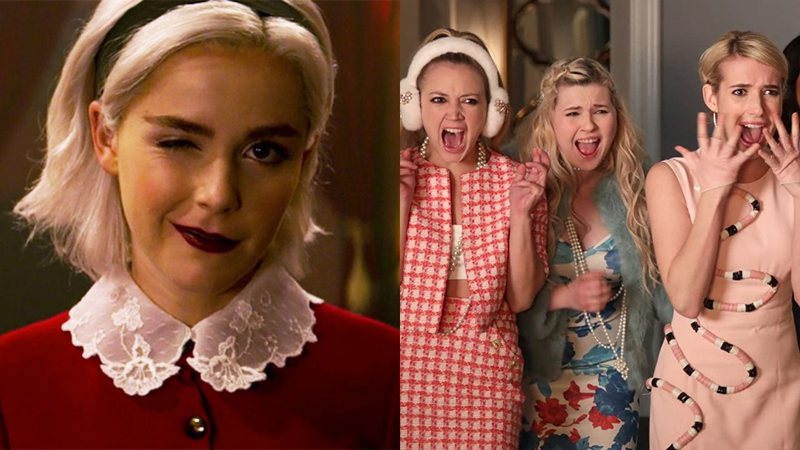 O Mundo Sombrio de Sabrina (Foto: Reprodução) e Scream Queens (Foto: Reprodução / Fox)