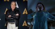 Montagem de William Friedkin (Morgan Lieberman/Getty Images) e O Exorcistav(Reprodução)