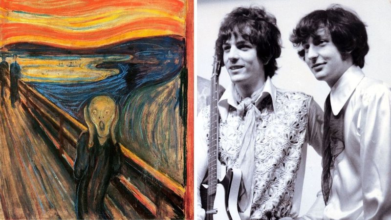 O Grito de Edward Munch e Pink Floyd (Foto: Divulgação)