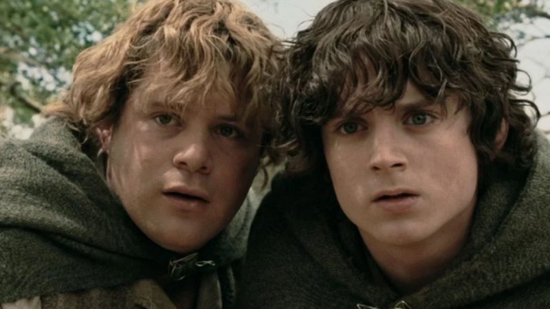 Sam e Frodo em O Senhor dos Anéis (Foto: Reprodução)