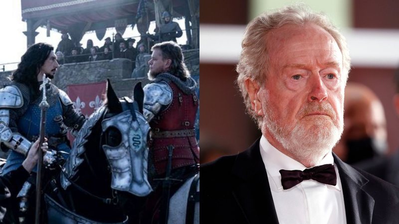 O Último Duelo (Foto: Divulgação) e Ridley Scott (Foto: John Phillips/Getty Images)