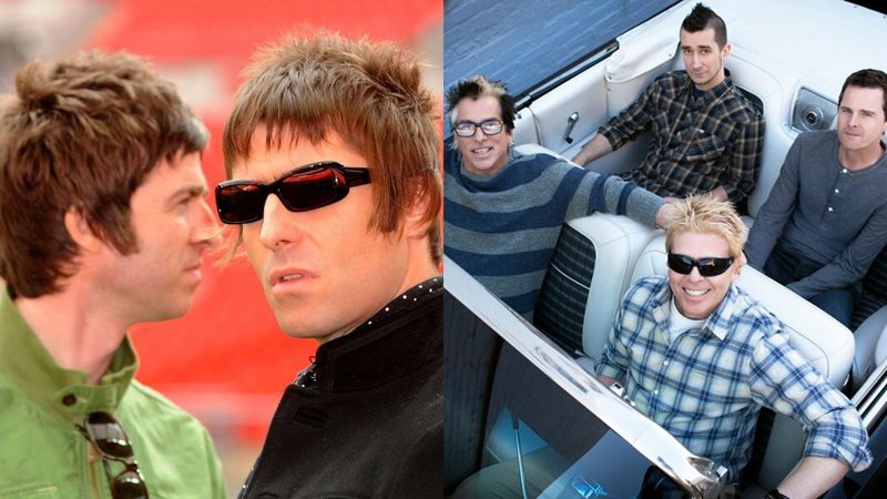 Oasis e The Offspring (Foto 1: AP Images/ Foto 2: Divulgação / Sony)